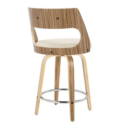 Majestic Office Furniture 24" Fixed-Height Counter Stool - Set of 2