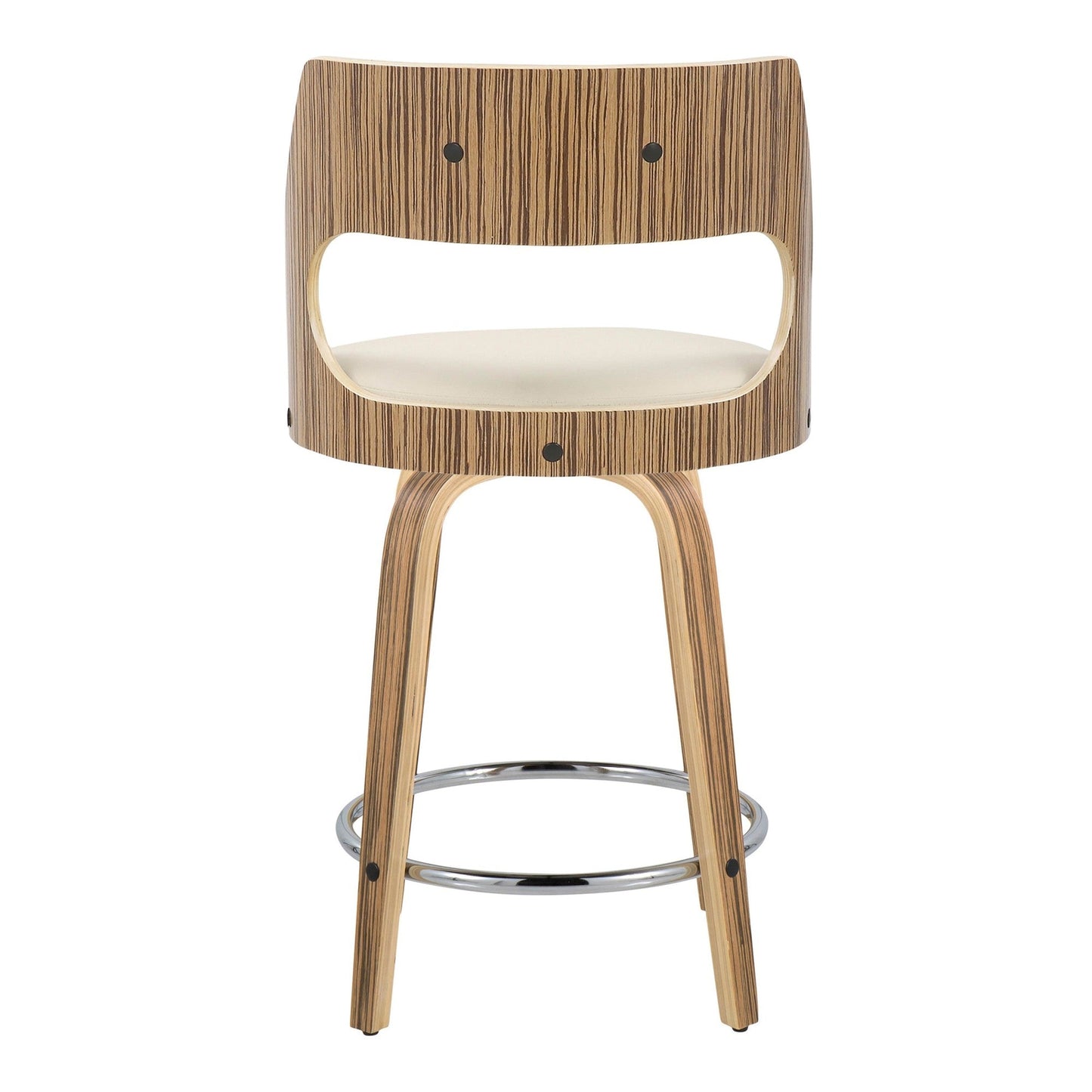 Majestic Office Furniture 24" Fixed-Height Counter Stool - Set of 2