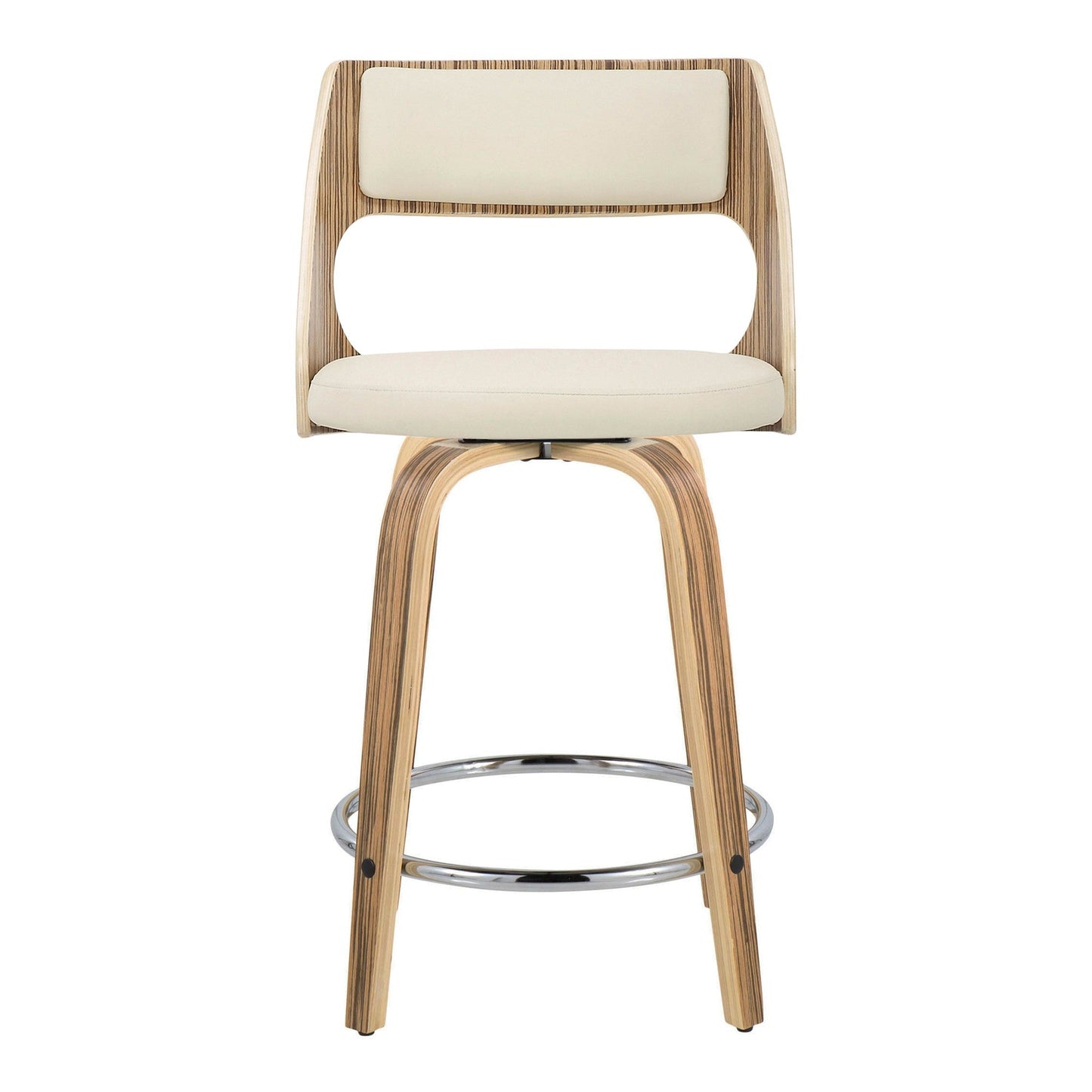 Majestic Office Furniture 24" Fixed-Height Counter Stool - Set of 2