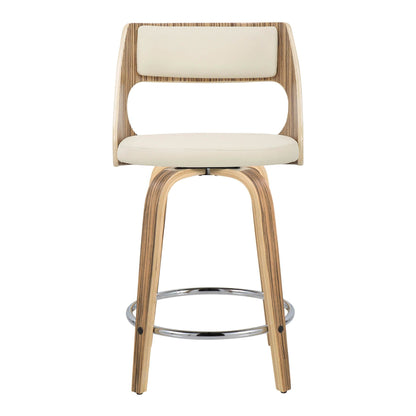 Majestic Office Furniture 24" Fixed-Height Counter Stool - Set of 2