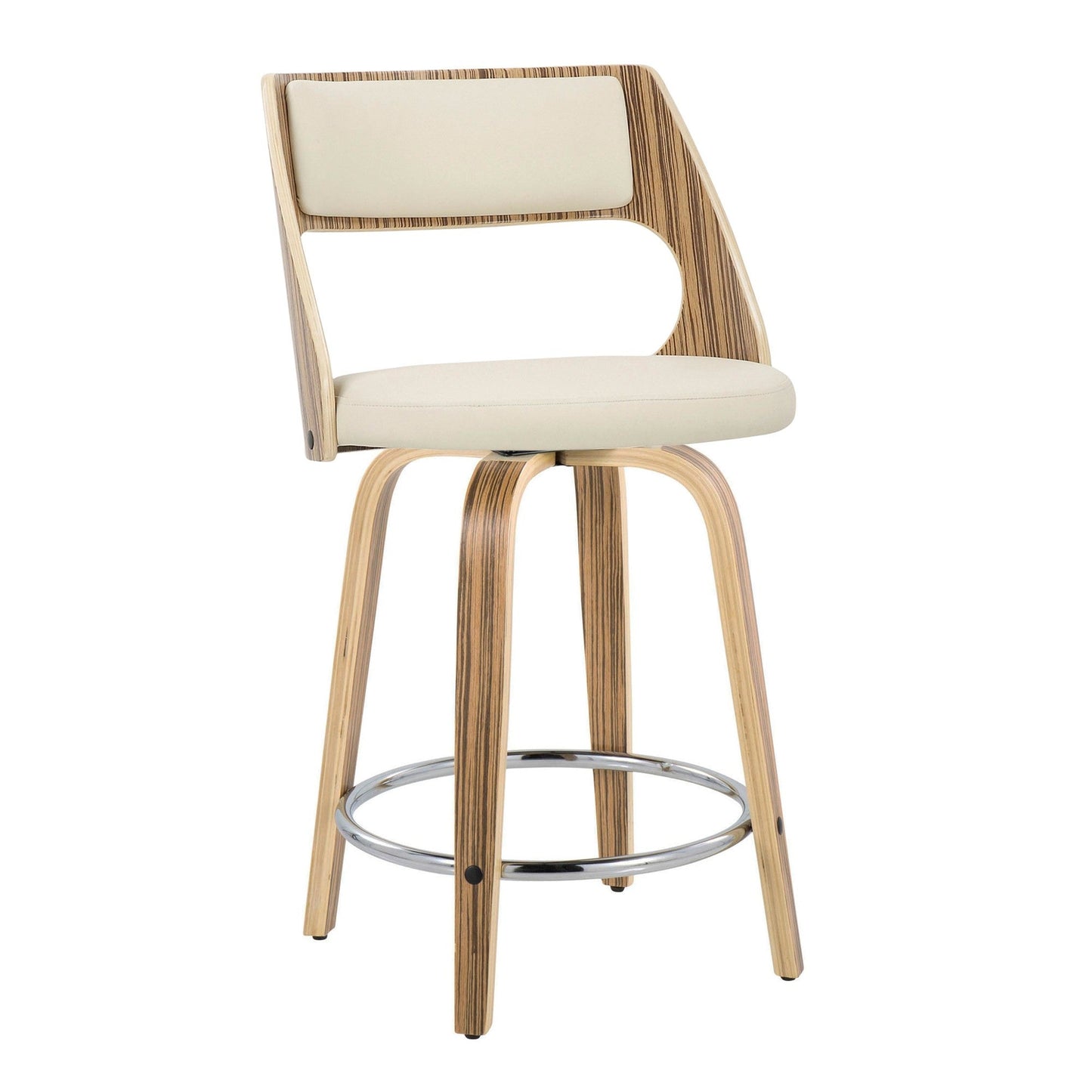 Majestic Office Furniture 24" Fixed-Height Counter Stool - Set of 2