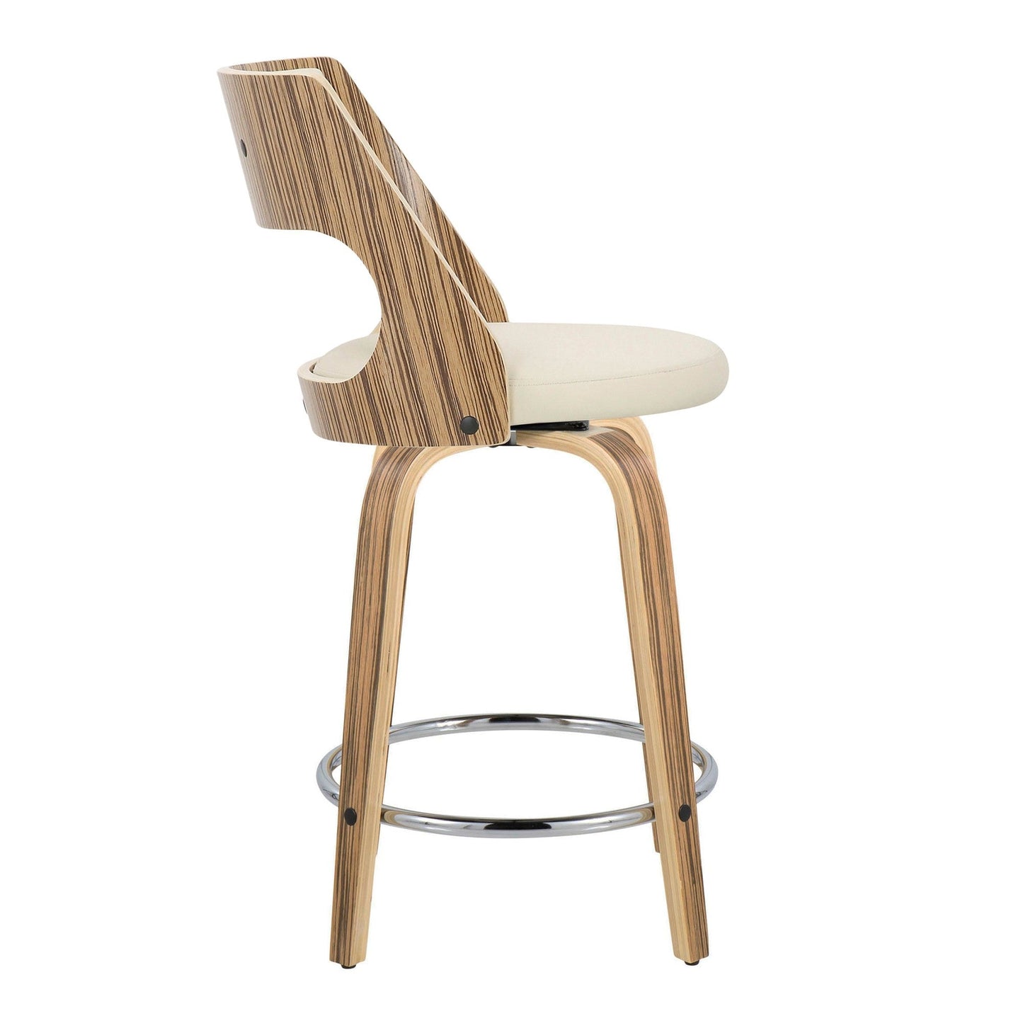 Majestic Office Furniture 24" Fixed-Height Counter Stool - Set of 2