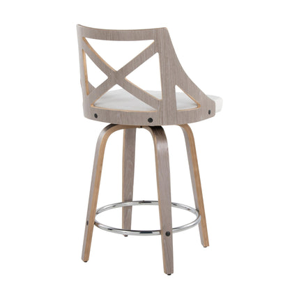 Majestic Office Furniture 24" Fixed-Height Counter Stool - Set of 2