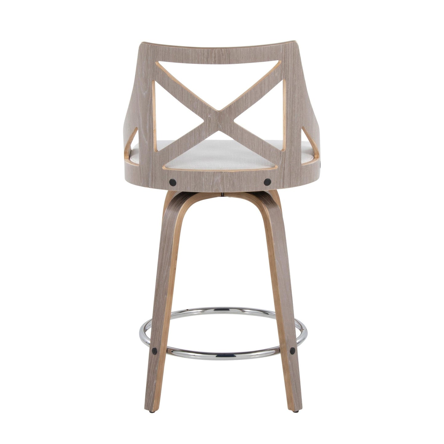 Majestic Office Furniture 24" Fixed-Height Counter Stool - Set of 2