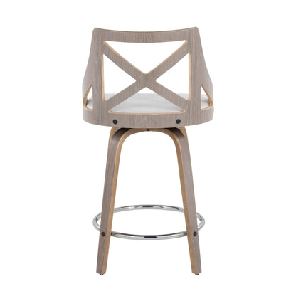 Majestic Office Furniture 24" Fixed-Height Counter Stool - Set of 2