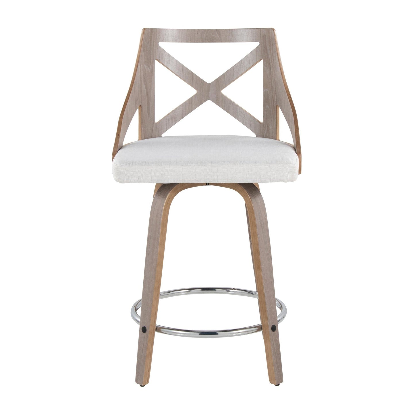 Majestic Office Furniture 24" Fixed-Height Counter Stool - Set of 2