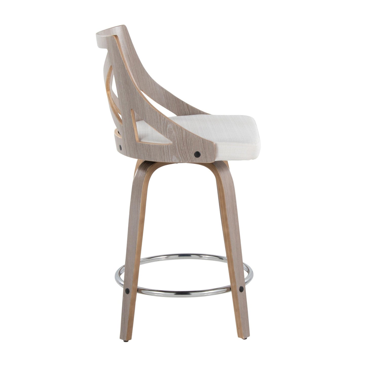 Majestic Office Furniture 24" Fixed-Height Counter Stool - Set of 2