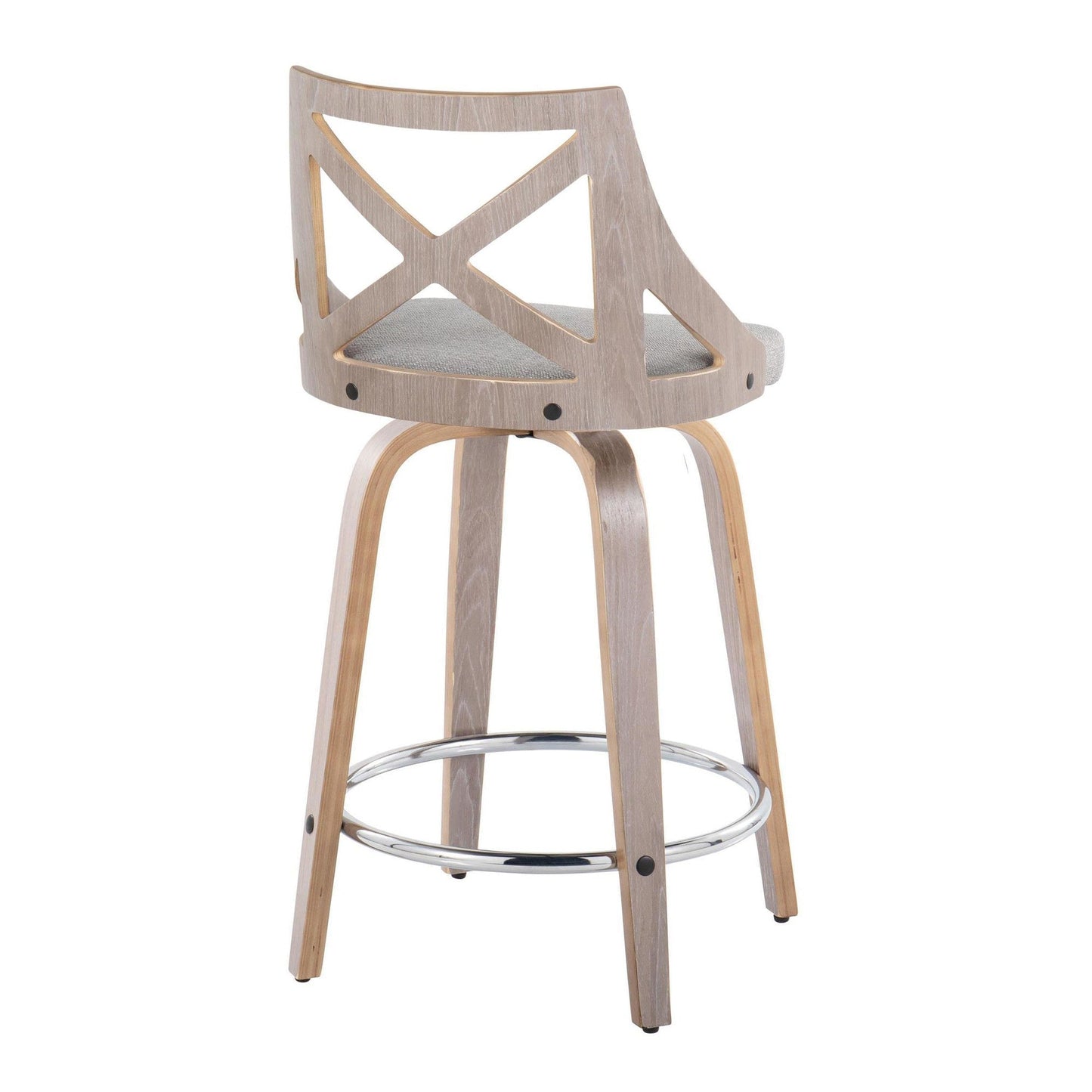 Majestic Office Furniture 24" Fixed-Height Counter Stool - Set of 2