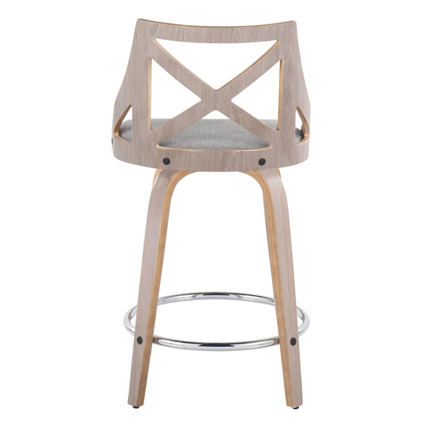 Majestic Office Furniture 24" Fixed-Height Counter Stool - Set of 2
