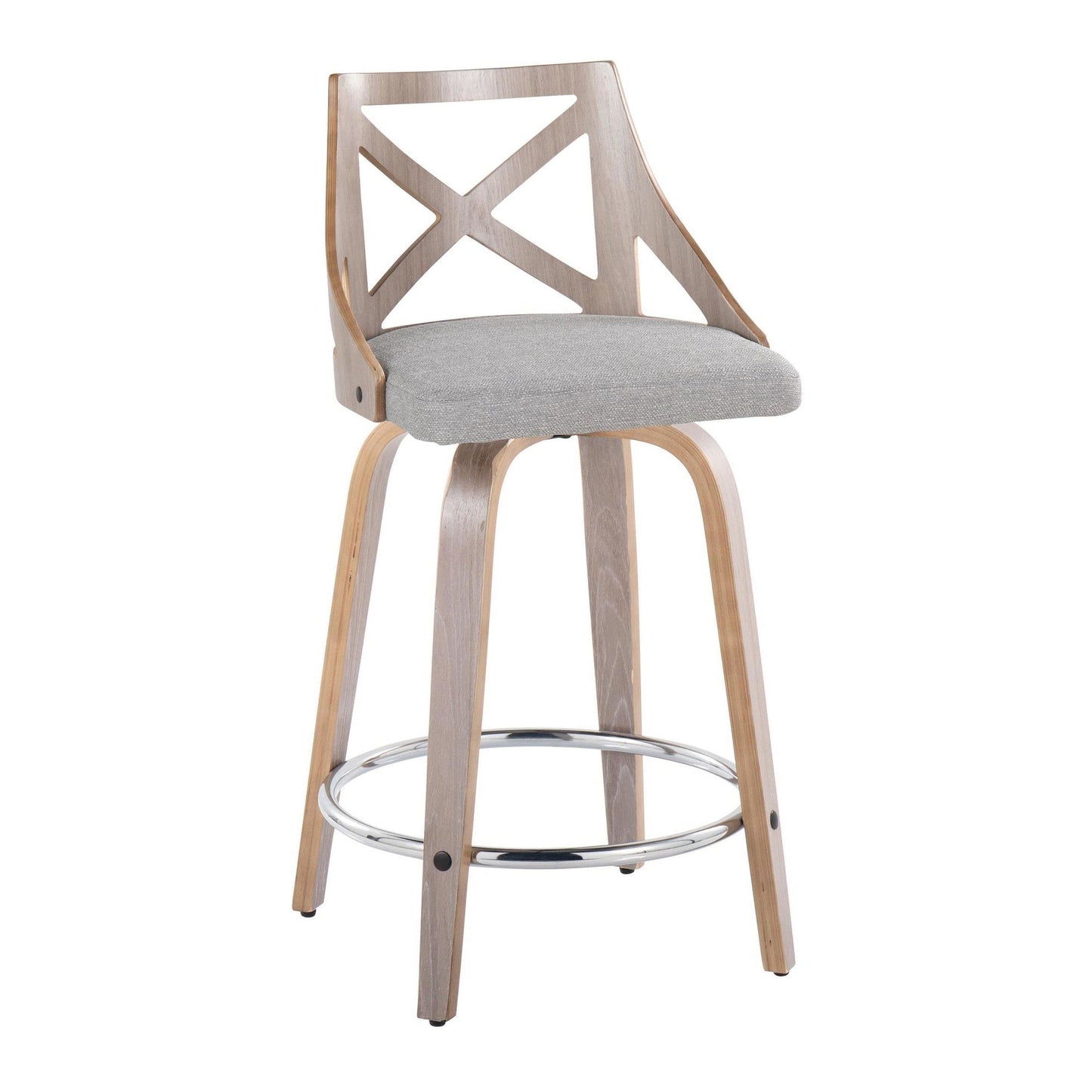 Majestic Office Furniture 24" Fixed-Height Counter Stool - Set of 2