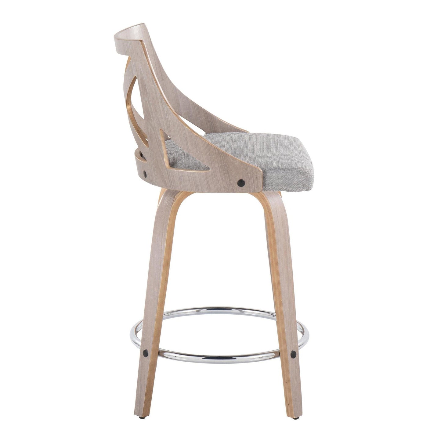 Majestic Office Furniture 24" Fixed-Height Counter Stool - Set of 2