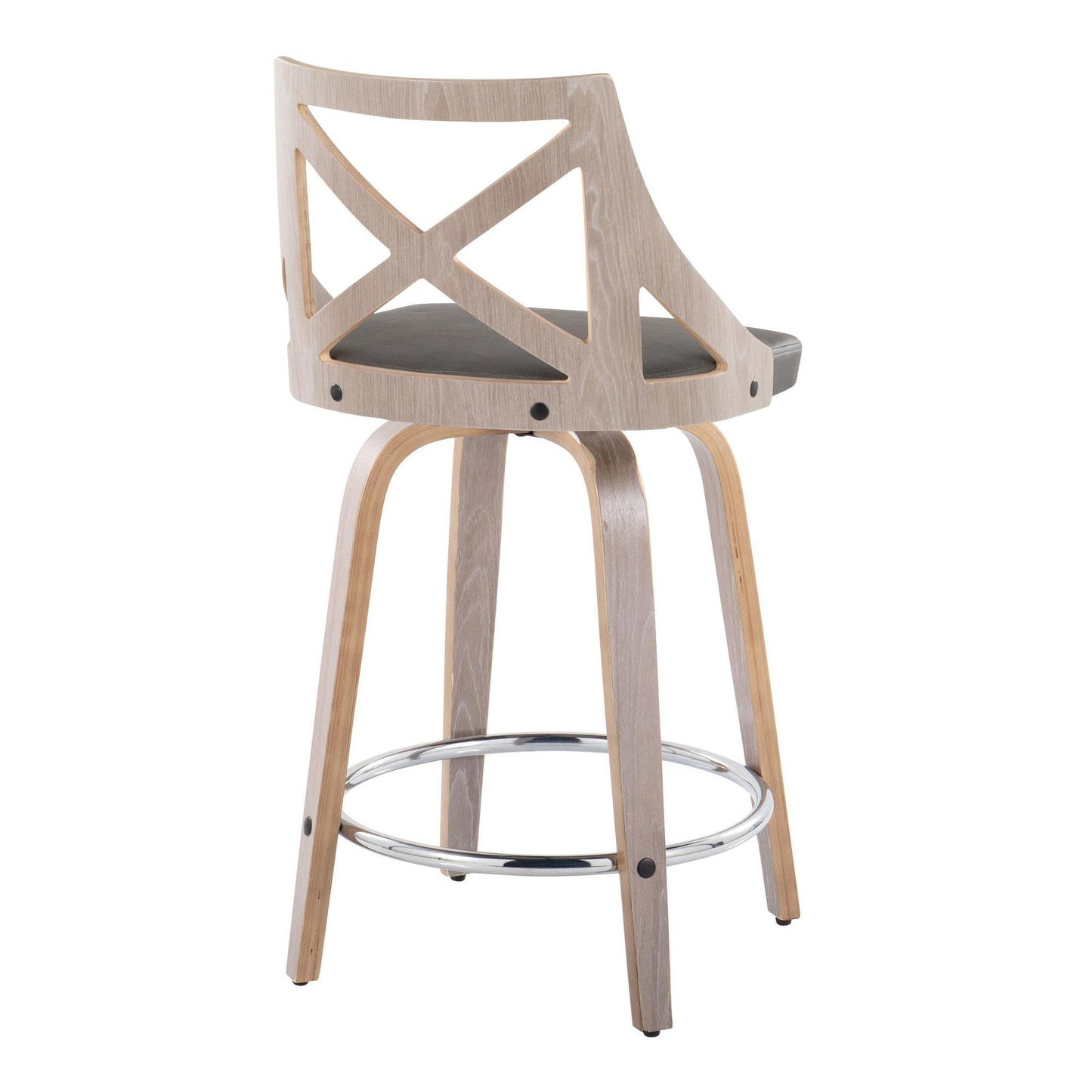 Majestic Office Furniture 24" Fixed-Height Counter Stool - Set of 2