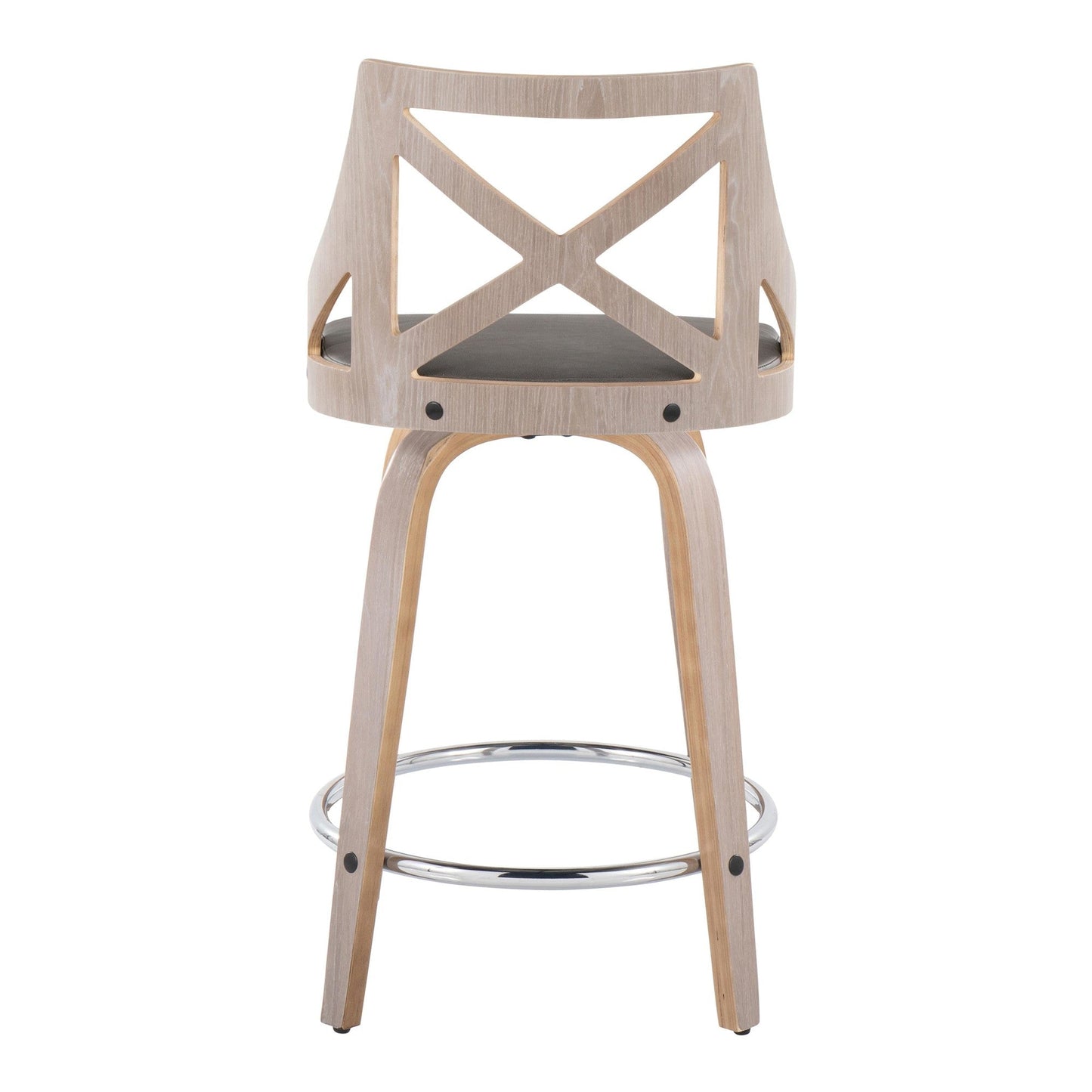 Majestic Office Furniture 24" Fixed-Height Counter Stool - Set of 2