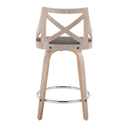 Majestic Office Furniture 24" Fixed-Height Counter Stool - Set of 2