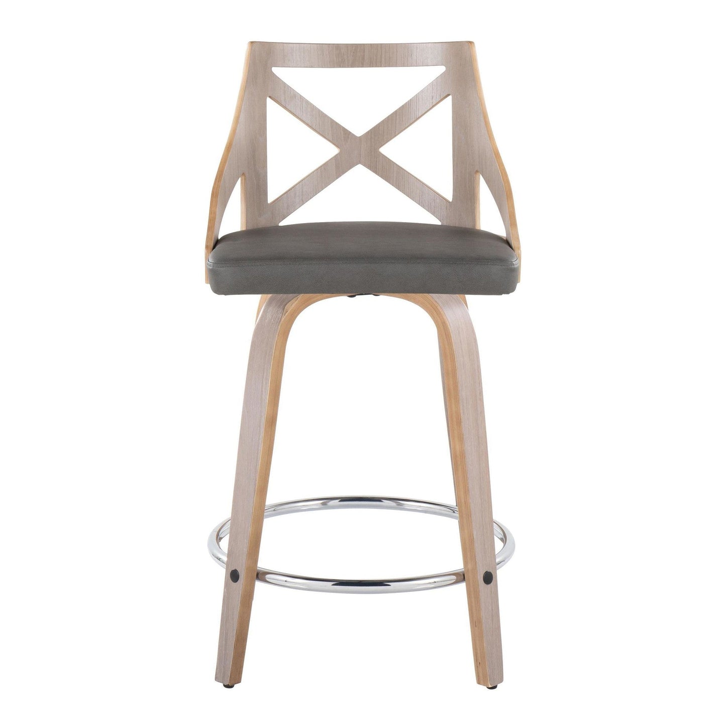Majestic Office Furniture 24" Fixed-Height Counter Stool - Set of 2