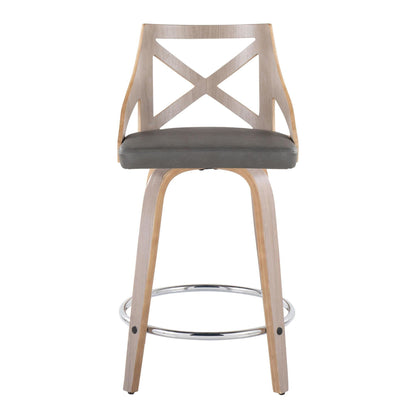 Majestic Office Furniture 24" Fixed-Height Counter Stool - Set of 2