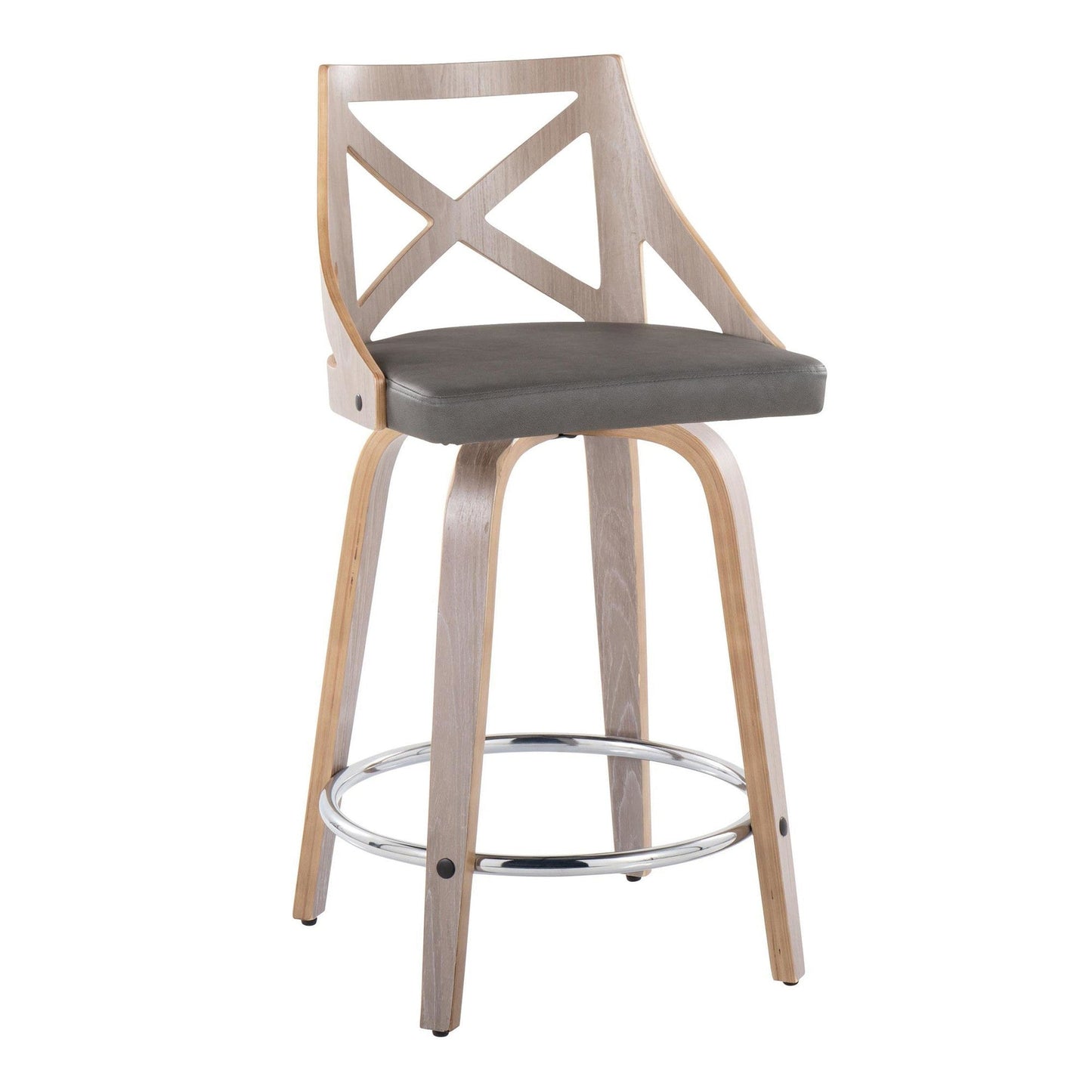 Majestic Office Furniture 24" Fixed-Height Counter Stool - Set of 2