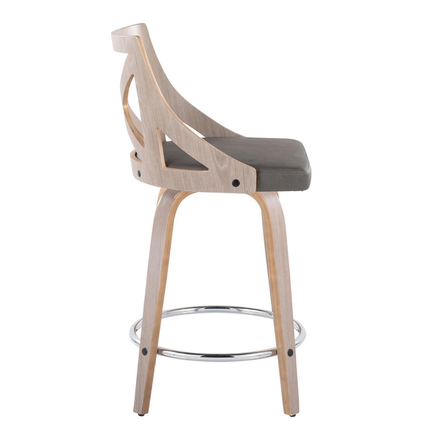 Majestic Office Furniture 24" Fixed-Height Counter Stool - Set of 2