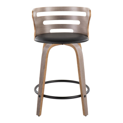 Majestic Office Furniture 24" Fixed-Height Counter Stool - Set of 2