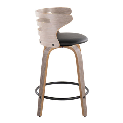 Majestic Office Furniture 24" Fixed-Height Counter Stool - Set of 2