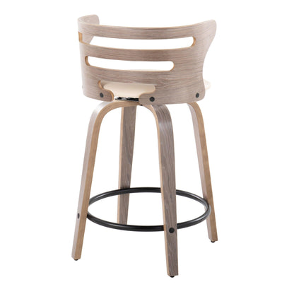 Majestic Office Furniture 24" Fixed-Height Counter Stool - Set of 2