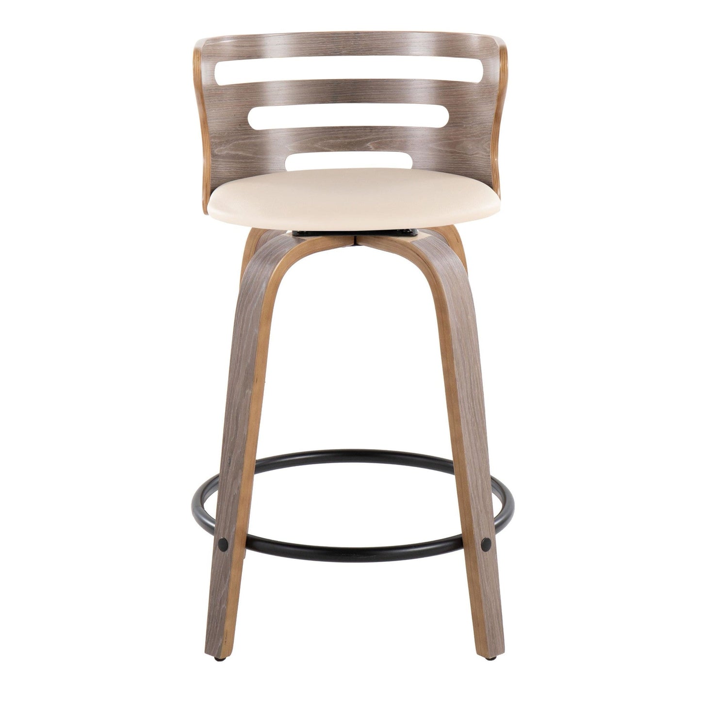 Majestic Office Furniture 24" Fixed-Height Counter Stool - Set of 2