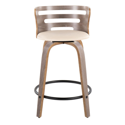 Majestic Office Furniture 24" Fixed-Height Counter Stool - Set of 2