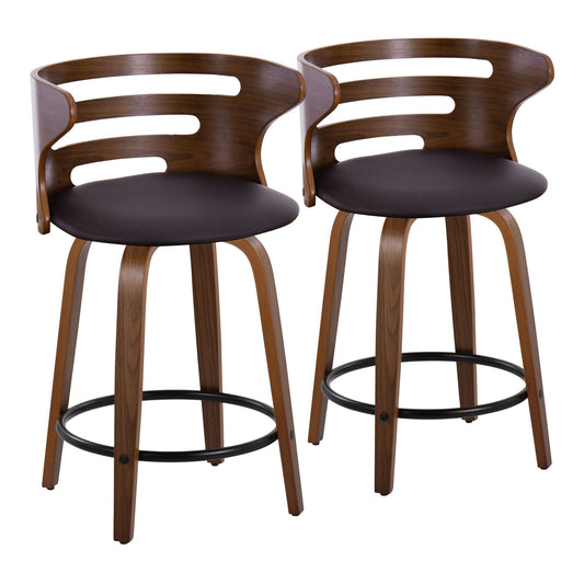 Majestic Office Furniture 24" Fixed-Height Counter Stool - Set of 2