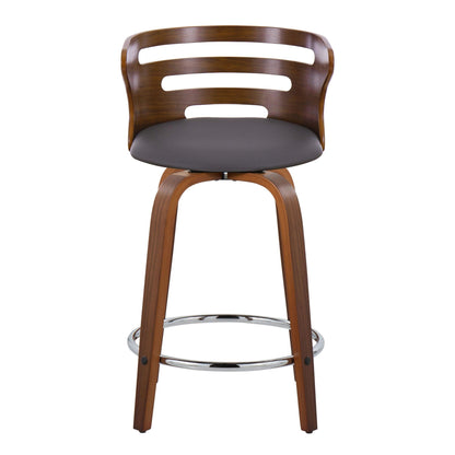 Majestic Office Furniture 24" Fixed-Height Counter Stool - Set of 2