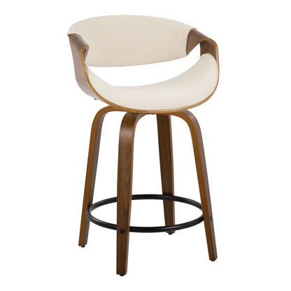 Majestic Office Furniture 24" Fixed-Height Counter Stool - Set of 2