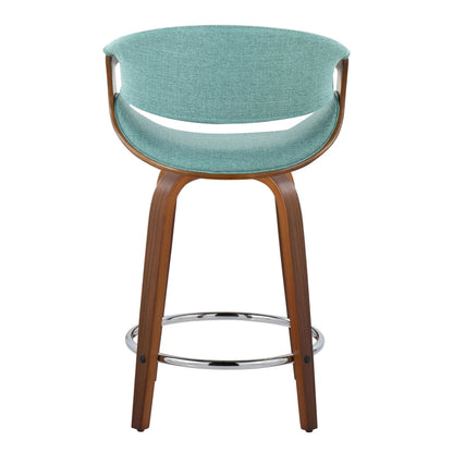 Majestic Office Furniture 24" Fixed-Height Counter Stool - Set of 2