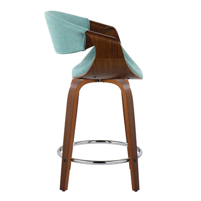 Majestic Office Furniture 24" Fixed-Height Counter Stool - Set of 2