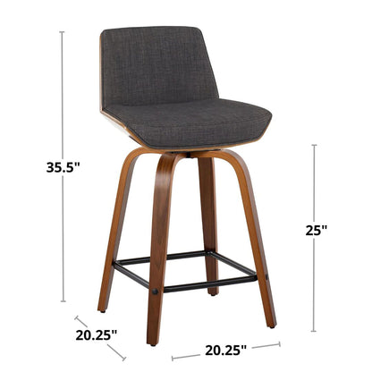 Majestic Office Furniture 24" Fixed-Height Counter Stool - Set of 2