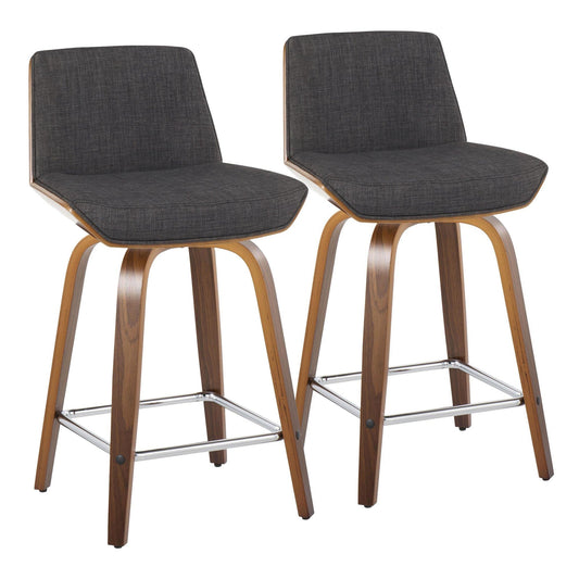 Majestic Office Furniture 24" Fixed-Height Counter Stool - Set of 2