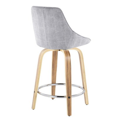 Majestic Office Furniture 24" Fixed-Height Counter Stool - Set of 2