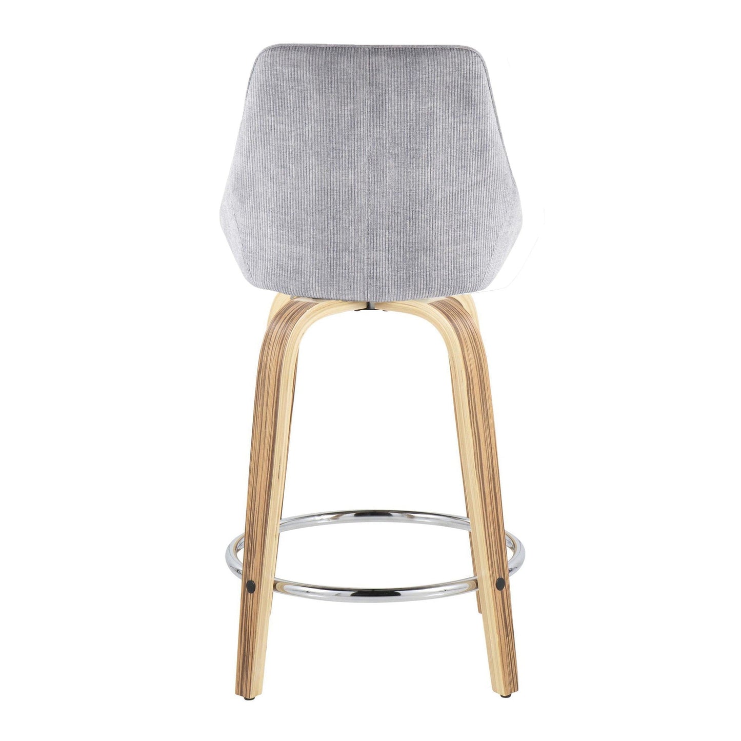 Majestic Office Furniture 24" Fixed-Height Counter Stool - Set of 2