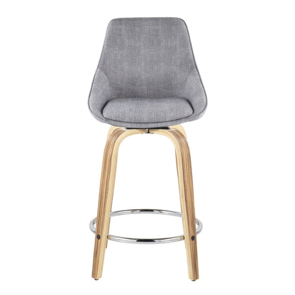 Majestic Office Furniture 24" Fixed-Height Counter Stool - Set of 2