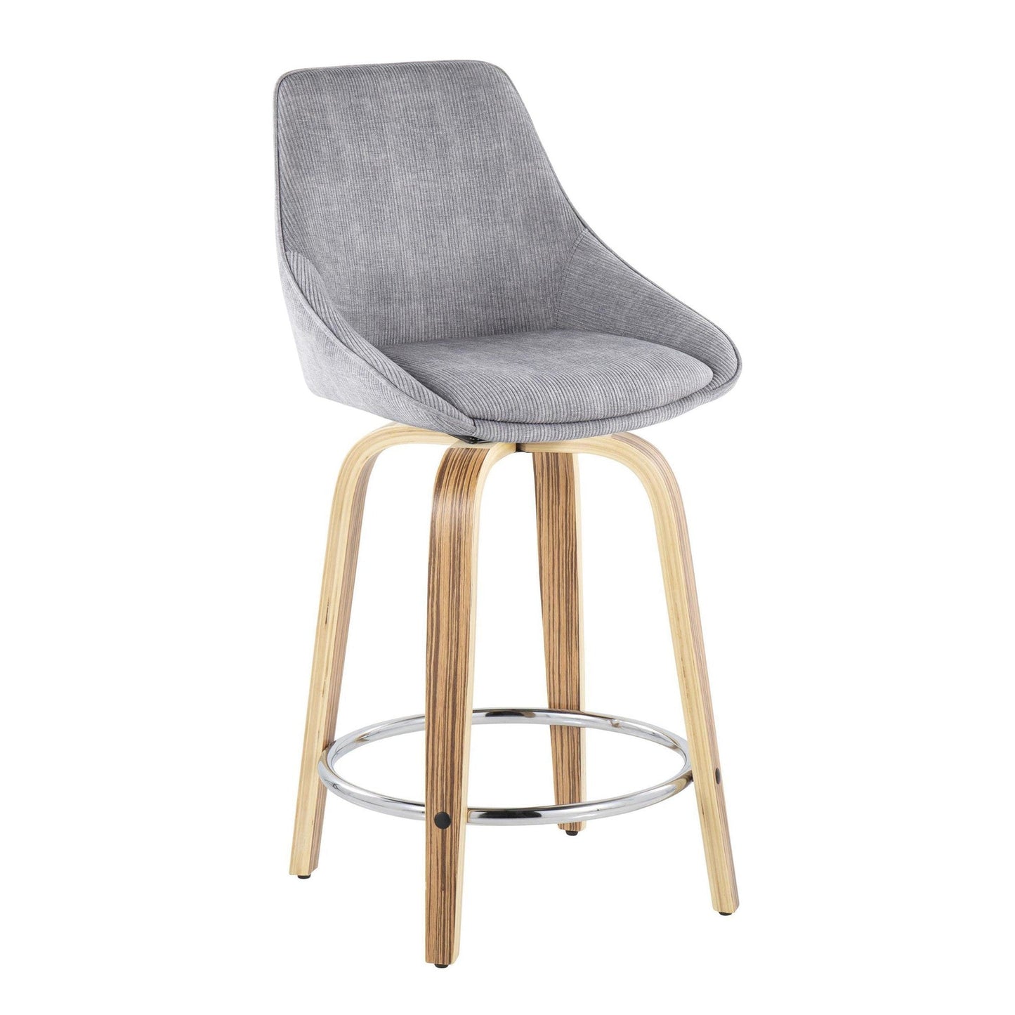 Majestic Office Furniture 24" Fixed-Height Counter Stool - Set of 2