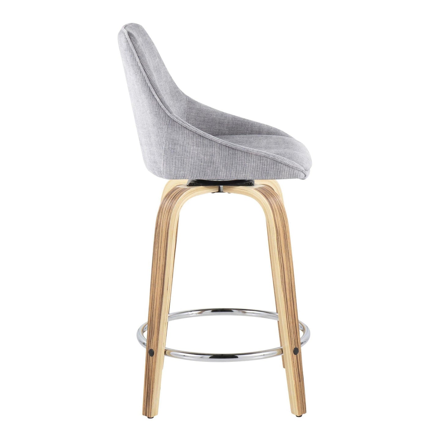 Majestic Office Furniture 24" Fixed-Height Counter Stool - Set of 2