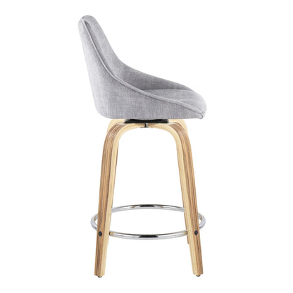 Majestic Office Furniture 24" Fixed-Height Counter Stool - Set of 2