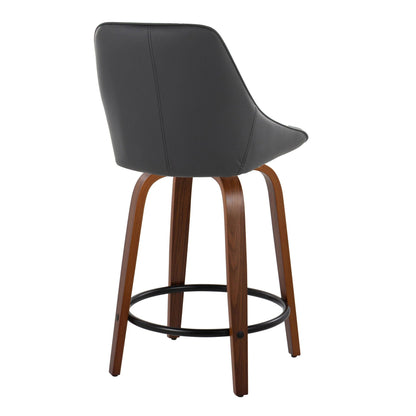 Majestic Office Furniture 24" Fixed-Height Counter Stool - Set of 2