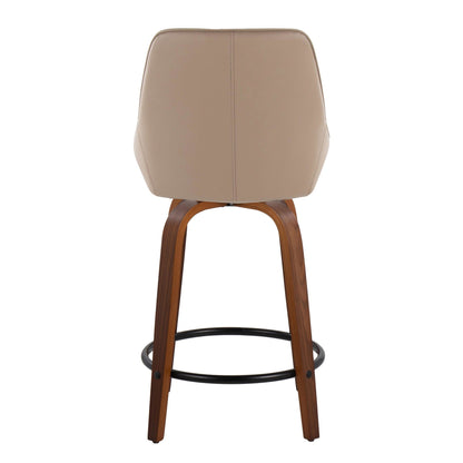 Majestic Office Furniture 24" Fixed-Height Counter Stool - Set of 2