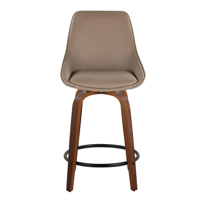 Majestic Office Furniture 24" Fixed-Height Counter Stool - Set of 2