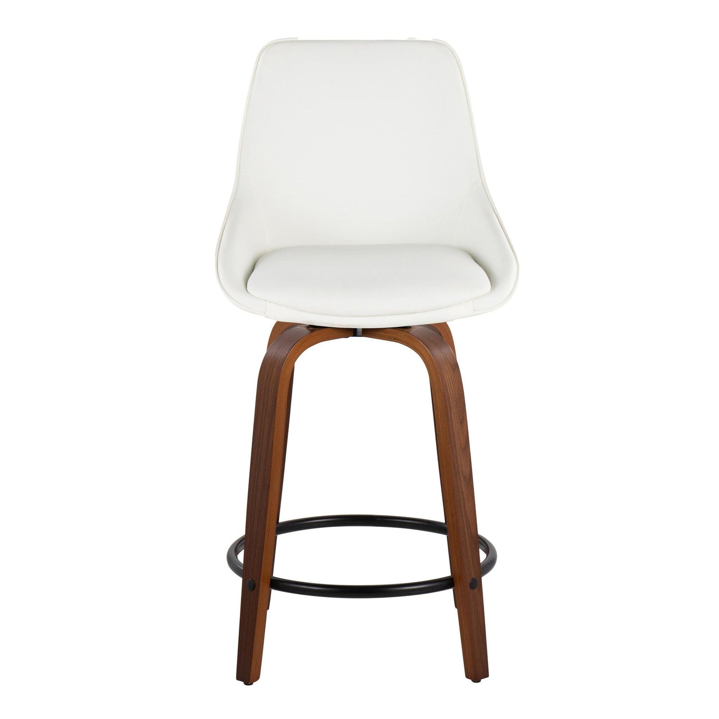 Majestic Office Furniture 24" Fixed-Height Counter Stool - Set of 2