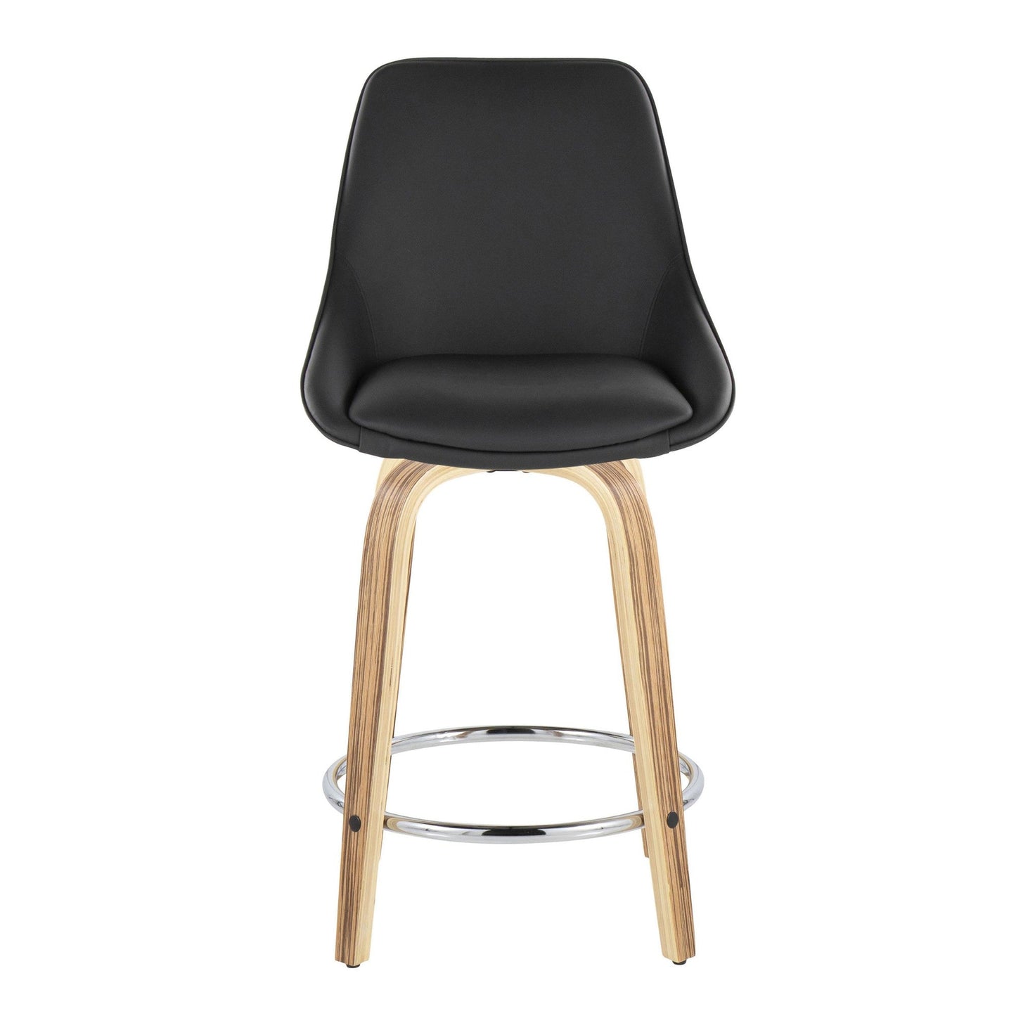 Majestic Office Furniture 24" Fixed-Height Counter Stool - Set of 2