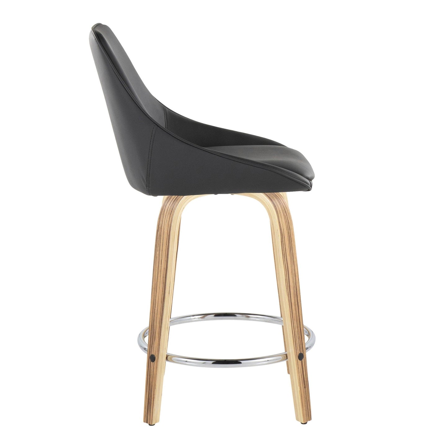 Majestic Office Furniture 24" Fixed-Height Counter Stool - Set of 2