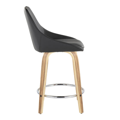 Majestic Office Furniture 24" Fixed-Height Counter Stool - Set of 2