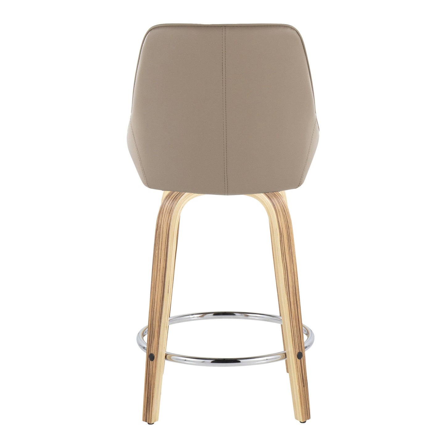 Majestic Office Furniture 24" Fixed-Height Counter Stool - Set of 2