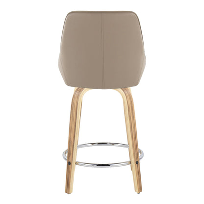 Majestic Office Furniture 24" Fixed-Height Counter Stool - Set of 2