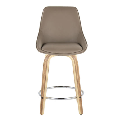 Majestic Office Furniture 24" Fixed-Height Counter Stool - Set of 2